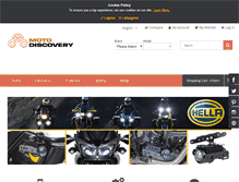 Tablet Screenshot of moto-discovery.com
